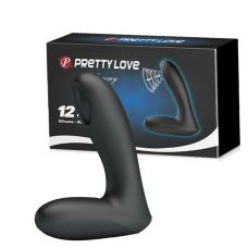 Масажер простати з вакуумною стимуляцією чорний PRETTY LOVE ARCHENEMY
