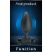 Анальна вібропробка чорна LYBAILE Mr. Play Super Power Vibrating Anal Plug