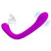 Двойной вибратор для точки G и с вакуумной клиторальной стимуляцией розового цвета Lybaile Pretty Love Alex