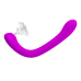 Двойной вибратор для точки G и с вакуумной клиторальной стимуляцией розового цвета Lybaile Pretty Love Alex