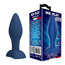 Анальна пробка синя із силікону LYBAILE MR.PLAY Bulb Anal Plug розмір S
