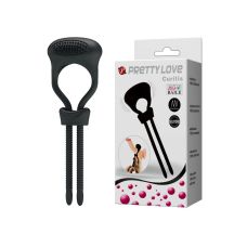 Ласо силіконове з вібрацією для підтримки ерекції під час сексу Pretty Love Curitis BI-210138
