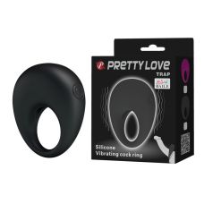 Виброкольцо эректильное из силикона LYBAILE Pretty Love TRAP черный