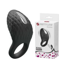 Кольцо эрекционное с вибро-стимуляцией клитора Pretty Love Heloise BI-210192