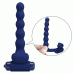 Вибронасадка на член для двойного проникновения с анальным стимулятором синяя Lybaile Pretty Love