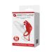 Ерекційне віброкільце на член силіконове червоного кольору Lybaile Pretty Love