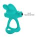 Ерекційне віброкільце на член із кроликом силіконове бірюзове Lybaile PRETTY LOVE Passionate Dante