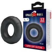Ерекційне кільце на член чорного кольору Lybaile Crazy Bull №12 Arvel