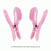 Зажимы для сосков с электростимуляцией розовые Lybaile Pretty Love Surprise Box 