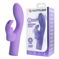 Мини вибратор-кролик с ушками для стимуляции клитора фиолетовый LYBAILE Pretty Love Elivia