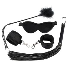 Набір БДСМ чорного кольору Bad Kitty Fetish Set 4 предмети