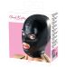 Маска БДСМ с отверстиями для глаз и рта черного цвета Bad Kitty Naughty Toys Mask