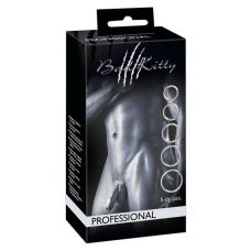 Набор металлических фиксаторов колец для члена Bad Kitty Metall Ringe 5 штук