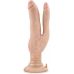 Подвійний вібратор реалістичний на присосці для подвійного проникнення Blush Dr.