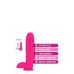 Фаллоимитатор реалистичный с мошонкой на присоске неоново-розовый Blush Neo Dual Density 