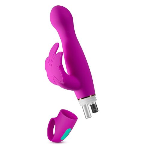 Вібратор вагінальний з кліторальним відростком у вигляді метелика рожевий Blush Aria Naugnty AF