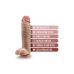 Фаллоимитатор гигант реалистичный с яичками на присоске бежевый Blush Dr. Skin  Фаллоимитатор гигант реалистичный с яичками на присоске бежевый Blush Dr. Skin