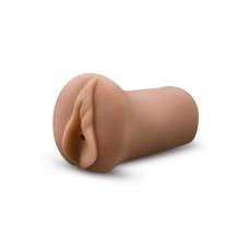 Мастурбатор Вагіна реалістична з намистинами всередині коричневого кольору Blush Enlust Molly