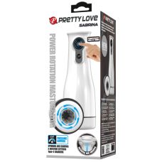 Автоматический мастурбатор с ротацией белый LYBAILE PRETTY LOVE Sabrina Power Rotation Masturbator