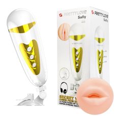 Мастурбатор ротик з вібрацією Pretty Love Sally