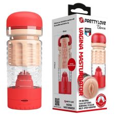 Мастурбатор Вагіна з вібрацією для пеніса PRETTY LOVE THERESA