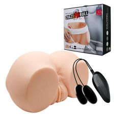 Мастурбатор вагина и анус с двойной вибрацией CRAZY BULL