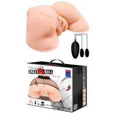 Мастурбатор с двойной вибрацией и двумя входами Crazy Bull JULIE