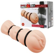 Мастурбатор вагина телесного цвета LYBAILE Crazy Bull Pocket Pussy 3D 