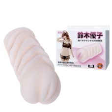 Мастурбатор-вагина из киберкожи нежная растягиваемая с приятным рельефом LYBAILE  L 13 см