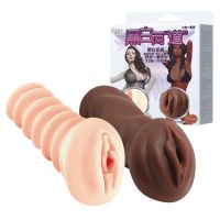 Реалистичный набор из 2-х мастурбаторов-вагин BAILE - Stroker