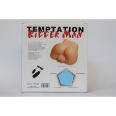 Мастурбатор для геїв чоловіча попа з вібрацією з кібершкіри Baile вага 1088 г, розм. 180x72x187 мм