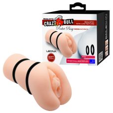 Мастурбатор-вагина для пениса Crazy Bull LEONA Pocket Pussy vagina