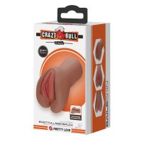 Мастурбатор вагина бежевого цвета Lybaile Crazy Bull Eliana Latinos soft skin