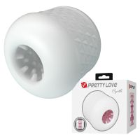 Мастурбатор для чоловіків білого кольору Lybaile Pretty Love Crystle