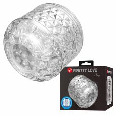 Мастурбатор для чоловіків прозорого кольору Lybaile Pretty Love Cary Transparent