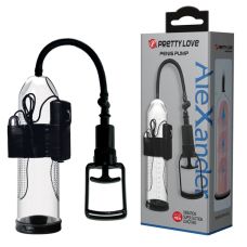 Вакуумная помпа с вибрацией для увеличения пениса Pretty Love Penis Pump AleXander BM-010066BPL