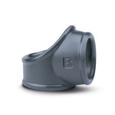 Эрекционное кольцо на член и мошонку из силикона серого цвета Boners Cocksling 