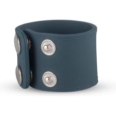 Ерекційне кільце на член у формі ремінця синє Boners Ball Strap розмір L