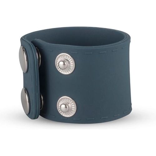 Ерекційне кільце на член у формі ремінця синє Boners Ball Strap розмір L