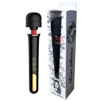 Вибромассажер пульсатор универсальный в форме микрофона черного цвета BOSS of TOYS Massager Super Powerful