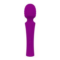 Вибромассажер Ванд в форме микрофона фиолетового цвета Boss series 