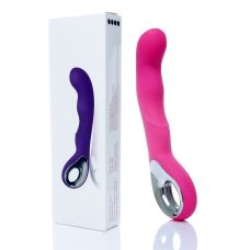 Вибратор для точки Джи розовый из силикона Boss Series