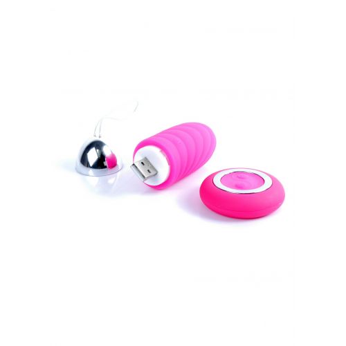 Виброяйцо с пультом ДУ розовое Remoted controller egg 0.2 USB