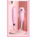 Двойной вибратор Пульсатор с подогревом и вакуумной стимуляцией клитора розового цвета Boss series Viola