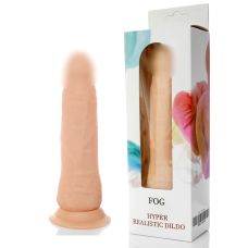 Гнучкий і м'який фалоімітатор реалістик на присоску тілесний BOSS Cyberskin FOG