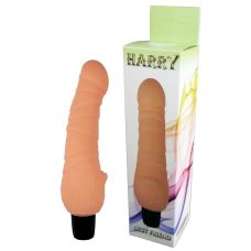 Вібратор реалістик тілесного кольору з кібершкіри BOSS Cyberskin-HARRY