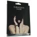 Маска с прорезью для рта БДСМ черного цвета Ouch Subversion Mask Dark Black Маска с прорезью для рта БДСМ черного цвета Ouch Subversion Mask Dark Black