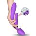 Вібромасажер Ванд пульсатор з відростком для клітора фіолетового кольору BOSS of TOYS Magic Wand Вібромасажер Ванд пульсатор з відростком для клітора фіолетового кольору BOSS of TOYS Magic Wand