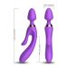Вібромасажер Ванд пульсатор з відростком для клітора фіолетового кольору BOSS of TOYS Magic Wand Вібромасажер Ванд пульсатор з відростком для клітора фіолетового кольору BOSS of TOYS Magic Wand