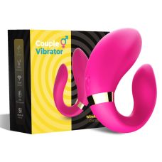 Вібромасажер для пар з пультом ДК рожевого кольору BOSS of TOYS Boss Series Couple Vibrator